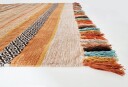 Bomullsteppe   Bouira oransje/multi Størrelse: 140 x 200 cm
