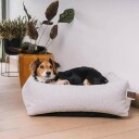 Fantail Snug Hundeseng 70x55 cm Sølv - Vanntett og Vaskbar