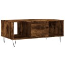  Salongbord røkt eik 90x50x36,5 cm konstruert tre 8721012109766
