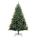  Kunstig Hengt Juletre 300 LED lamper grønn 240 cm PVC og PE