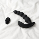 Sinful Beaded Vibrerende Oppladbar Analplugg - Black