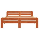  Sengeramme uten madrass voksbrun 140x200 cm heltre furu 8721158371010