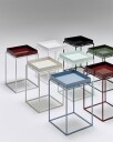 Tray Kaffebord Høy Olivengrønn/Stål