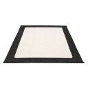 Pappelina Ilda matte 180x180 cm black / vanilla