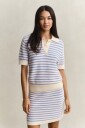 Gant Flerstripet teksturert topp CREAM XS