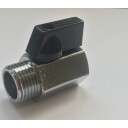 1/2" x 3/8" minikuleventil M/N