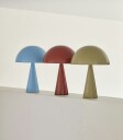 Hübsch Mush Mini Bordlampe Sand/   Bordlamper Jern Rød   962053