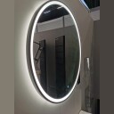 Dansani Shine Rundt Speil m/dimmer