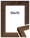 DÃRR Oakwood Billedramme i EgetrÃ¦ Blok (50x70cm) MÃ¸rkebrun