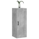  Veggskap betonggrå 34,5x34x90 cm konstruert tre 8720845950897