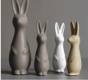 Dbkd Swedish Rabbit påskehare hvit ø8cm h27cm