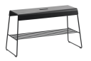 Zone Denmark A-Bench benk m/ hylle 78,5x34x45cm sort
