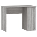 vidaXL Skrivebord grå sonoma 100x55x75 cm konstruert tre