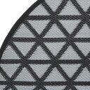  Uteteppe svart Ø160 cm PP 368463