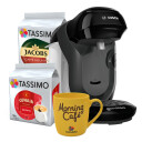 Tassimo Style (svart) til Tassimo. +2 pakker kapsler + kaffekrus