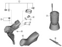 Shimano Dura Ace skrue til batteri deksel til skiftegrep modell ST R9270