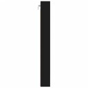  Vitrineskap svart 100x8,5x75 cm konstruert tre