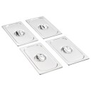  Pannelokk 4 stk GN 1/3 rustfritt stål 50898