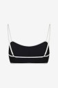 Neo Noir   Bikini BH Fia Solid Contrast Bikini   Svart