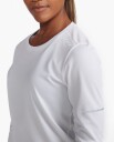 2XU Aero L/S White/Silver Reflective - M