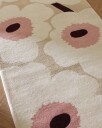 Unikko Ullteppe 70x245 cm, Beige/Rosa