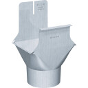 333 x 76 mm Rheinzink ekspansjonstapp halvrund zinc