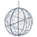 vidaXL Julefiniallys 750 LED-lys Kaldhvit Diameter 50 x 52 cm