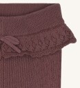 Hust and Claire Leggings   Rib   Strikk   HCLisa   Plum   Hust and Claire   1½ år (86)   Leggings Bordeaux Lilla