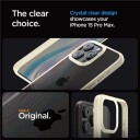 Spigen Crystal Hybrid Mobildeksel til iPhone 15 Pro Max - Mute Beige