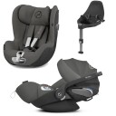 Premiumpakke Cybex Cloud Z og Sirona Z + Base Z - Soho Grey