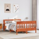  Sengeramme uten madrass voksbrun 120x190 cm heltre furu 3306284