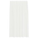  Voile gardiner med stanglommer 2 stk hvit 8721158552587