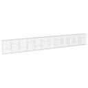  Gabionkurv med deksel 1200x50x150 cm galvanisert jern