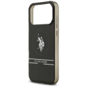 US Polo MagSafe Deksel til iPhone 17 Pro Max med Stripe Logo - Svart