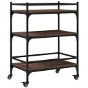  Kjøkkentralle brun eik 65x40x86,5 cm konstruert tre 842400