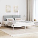  Sengestamme Hvit og lysegrå 200 x 200 cm Heltre furu