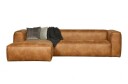 WOOOD Bean hjørnesofa cognac Flervalg
