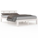 vidaXL Sengeramme hvit heltre 200x200 cm