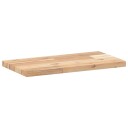  Flytende hyller 2 stk 60x20x2 cm ubehandlet heltre akasie