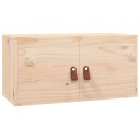 vidaXL Veggskap 60x30x30 cm heltre furu