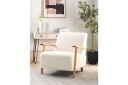 Lenestol Lesja   Beige lyst tre/Bouclé
