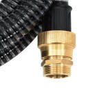 vidaXL Sugeslange med messingkontakter 3 m 25 mm svart