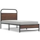 Sengeramme uten madrass brun eik 90x190 cm konstruert tre 8721158565686
