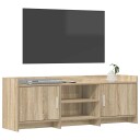  TV skap 130 x 33 x 47 cm Sonoma eik Konstruert tre