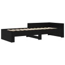  Sengestamme med hodegatt Svart eik 80 x 200 cm Konstruert tre