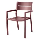 Brafab Delia stol med armlener  Zin red