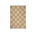 Squares jute teppe nature
