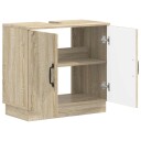vidaXL Baderomsvaskeskap HOORN Sonoma eik 59,5 x 31,5 x 56 cm