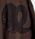 Lala Berlin Collegegenser   Brown Black Heart   Lala Berlin   XS   Xtra Small   Collegegenser Brun Svart