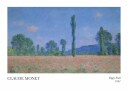 Claude Monet Poppy Field Plakat Plakat / 30x40cm